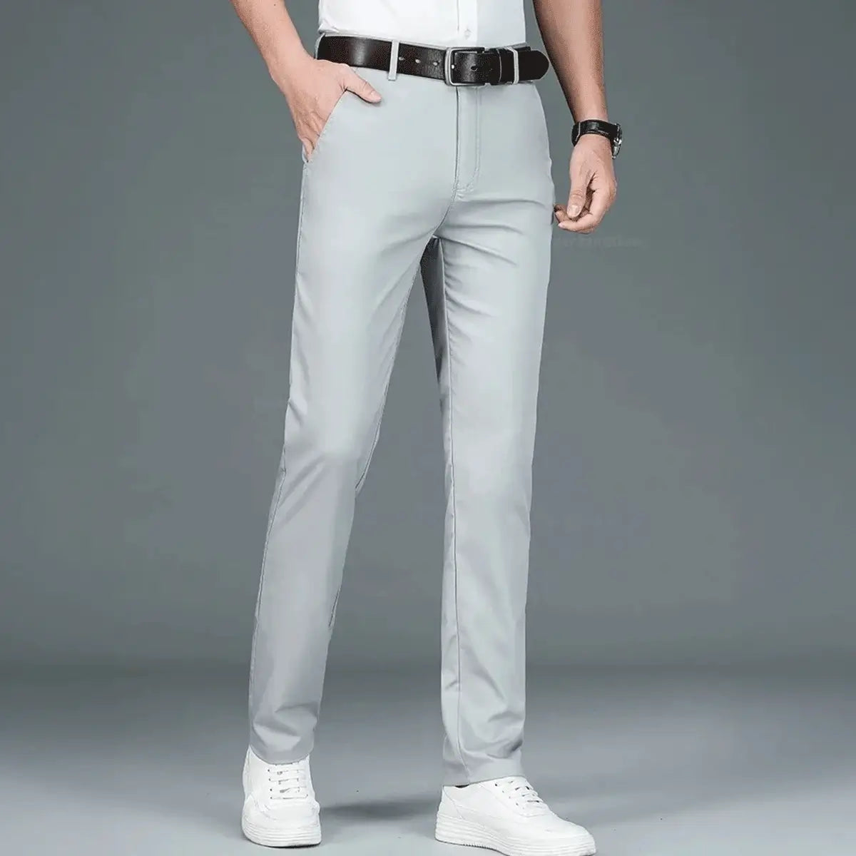 Luffy® Stretchy Social Trousers (+ Free Leather Belt)